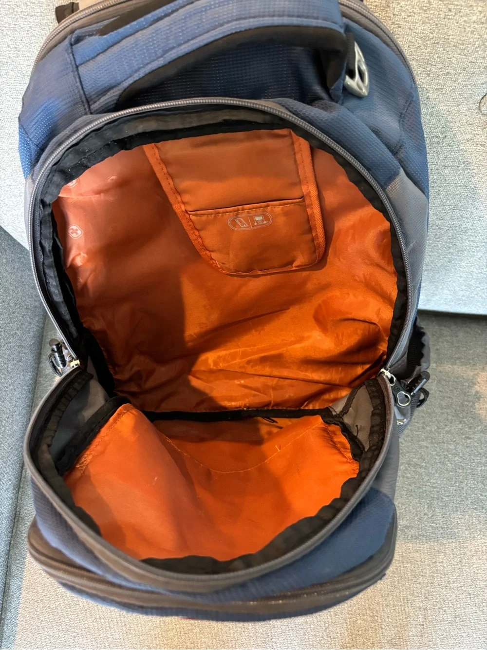 SwissGear Navy and Gray Travel & Commuter Backpack